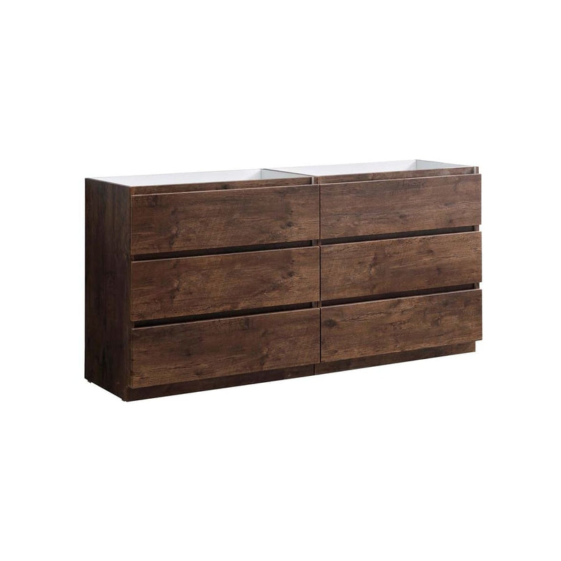 Lazzaro 71" Double Free Standing Manufactured Wood Vanity Cabinet Only - Less Vanity Top - image 1