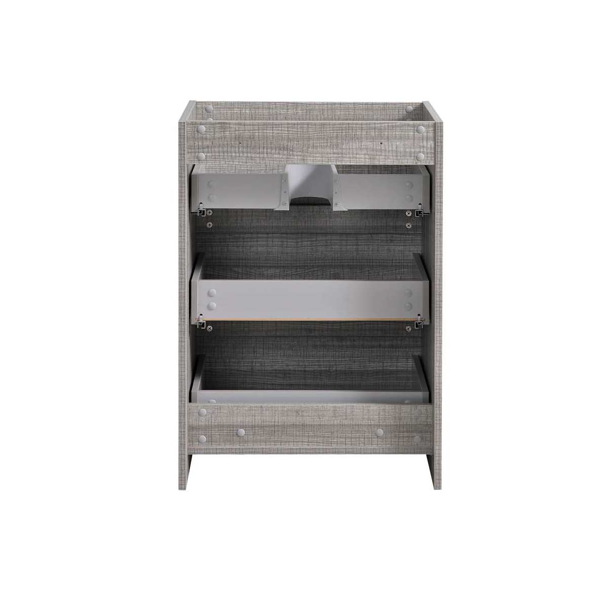 Lazzaro 24" Single Free Standing Manufactured Wood Vanity Cabinet Only - Less Vanity Top