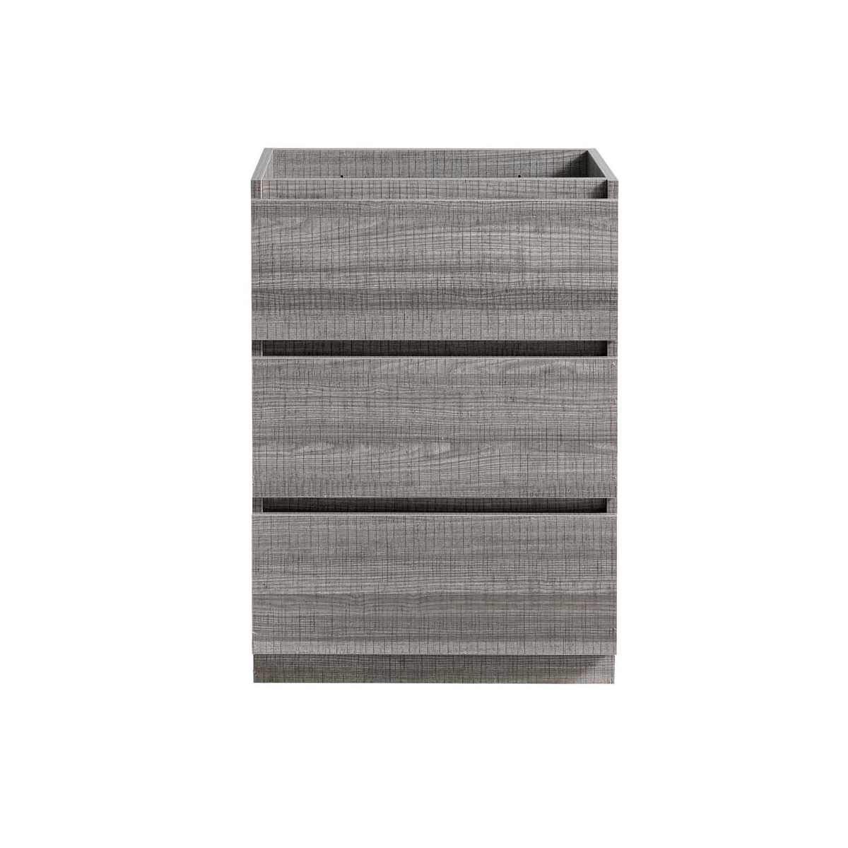 Lazzaro 24" Single Free Standing Manufactured Wood Vanity Cabinet Only - Less Vanity Top
