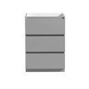 Lazzaro 24" Single Free Standing Manufactured Wood Vanity Cabinet Only - Less Vanity Top - image 3