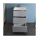 Lazzaro 24" Free Standing Single Basin Vanity Set with Cabinet and Acrylic Vanity Top - image 10