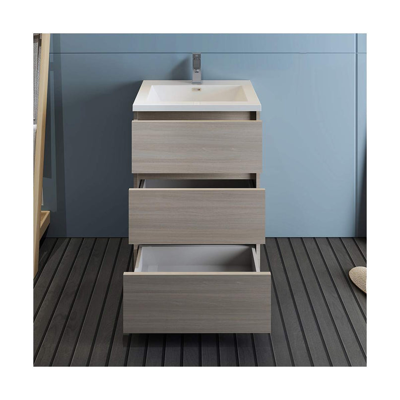 Lazzaro 24" Free Standing Single Basin Vanity Set with Cabinet and Acrylic Vanity Top - image 12