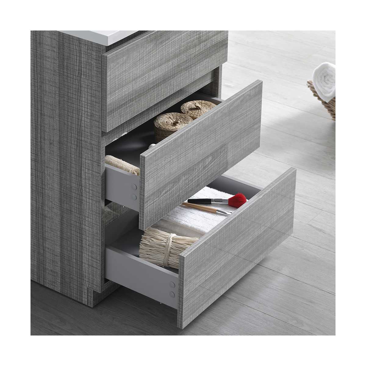 Lazzaro 24" Free Standing Single Basin Vanity Set with Cabinet and Acrylic Vanity Top - image 15