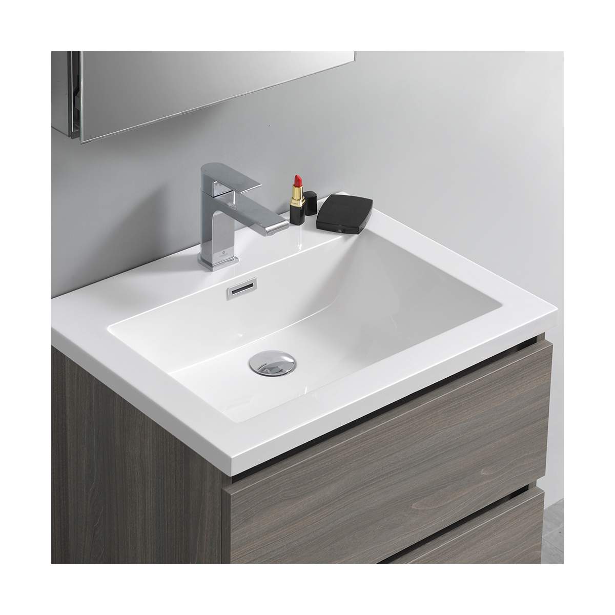 Lazzaro 24" Free Standing Single Basin Vanity Set with Cabinet and Acrylic Vanity Top - image 23