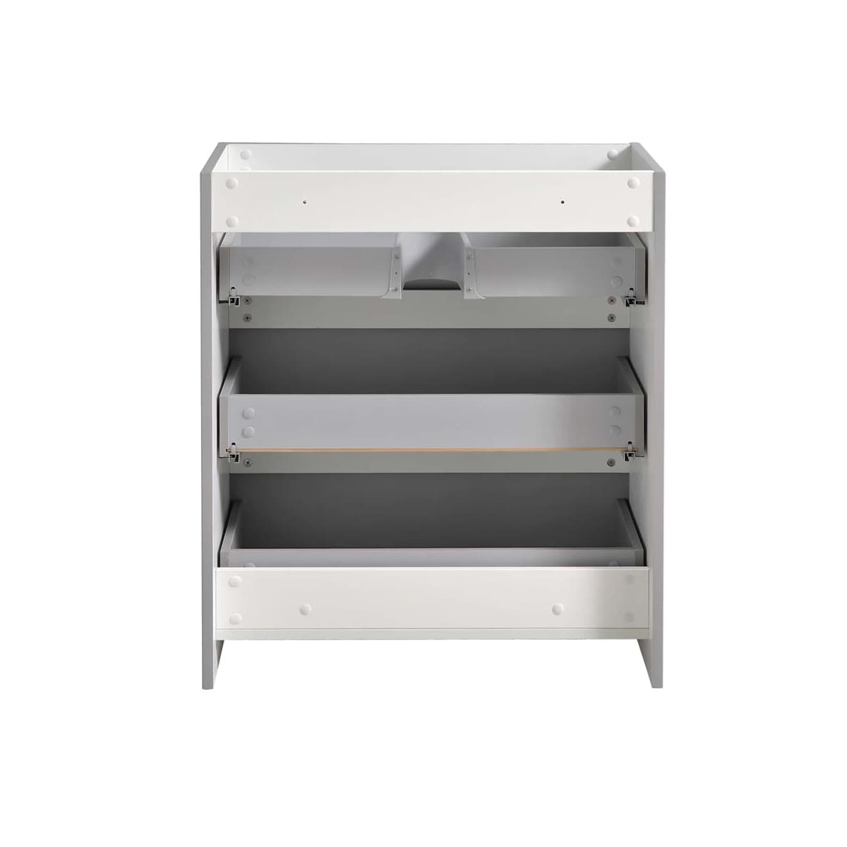 Lazzaro 30" Single Free Standing Manufactured Wood Vanity Cabinet Only - Less Vanity Top