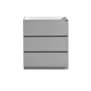 Lazzaro 30" Single Free Standing Manufactured Wood Vanity Cabinet Only - Less Vanity Top - image 4