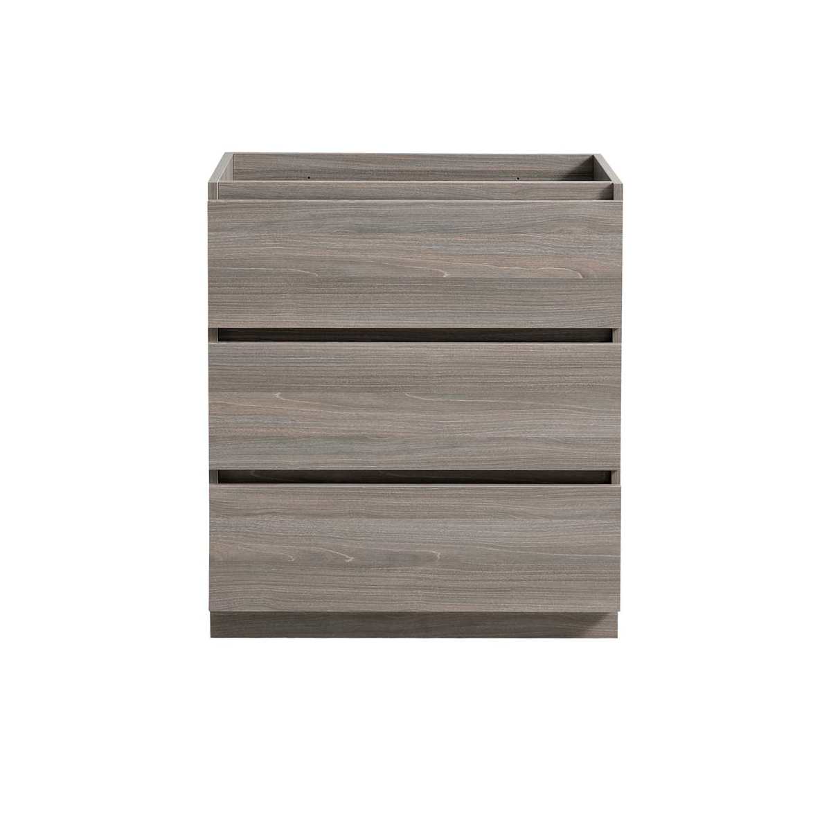 Lazzaro 30" Single Free Standing Manufactured Wood Vanity Cabinet Only - Less Vanity Top
