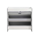 Lazzaro 36" Single Free Standing Manufactured Wood Vanity Cabinet Only - Less Vanity Top - image 10