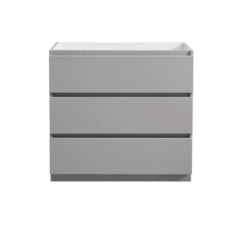 Lazzaro 36" Single Free Standing Manufactured Wood Vanity Cabinet Only - Less Vanity Top - image 3