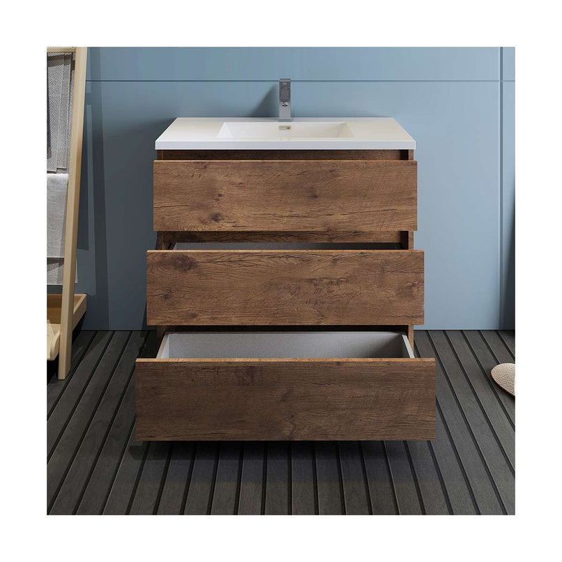 Lazzaro 36" Free Standing Single Basin Vanity Set with Cabinet and Acrylic Vanity Top - image 13