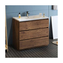 Lazzaro 40" Free Standing Single Basin Vanity Set with Cabinet and Acrylic Vanity Top - image 5