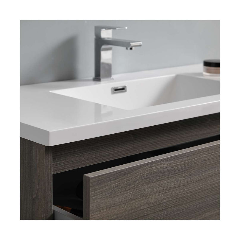 Lazzaro 40" Free Standing Single Basin Vanity Set with Cabinet and Acrylic Vanity Top - image 20