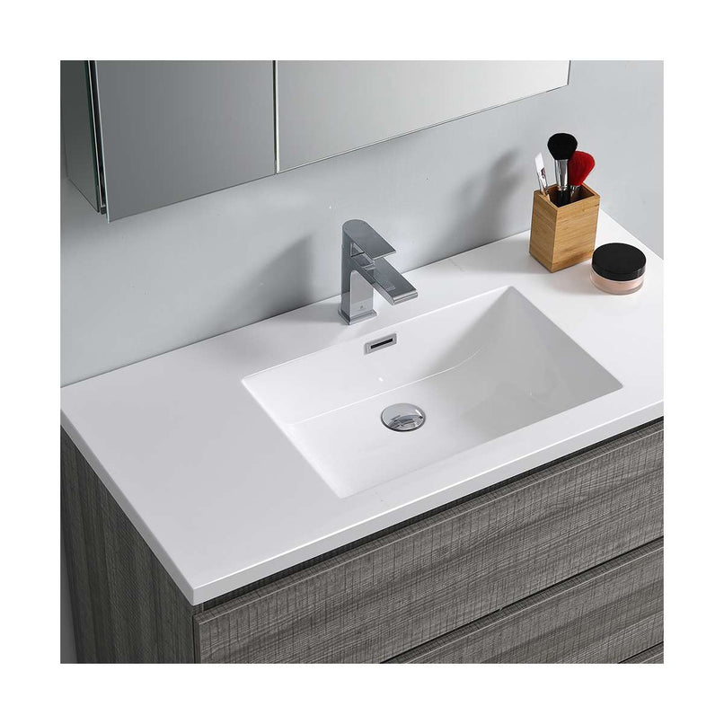 Lazzaro 40" Free Standing Single Basin Vanity Set with Cabinet and Acrylic Vanity Top - image 23