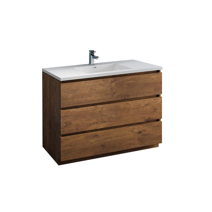 Lazzaro 48" Free Standing Single Basin Vanity Set with Cabinet and Acrylic Vanity Top - image 1