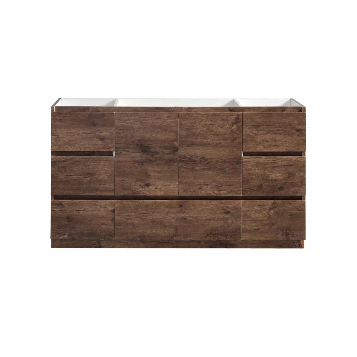 Lazzaro 60" Single Free Standing Manufactured Wood Vanity Cabinet Only - Less Vanity Top