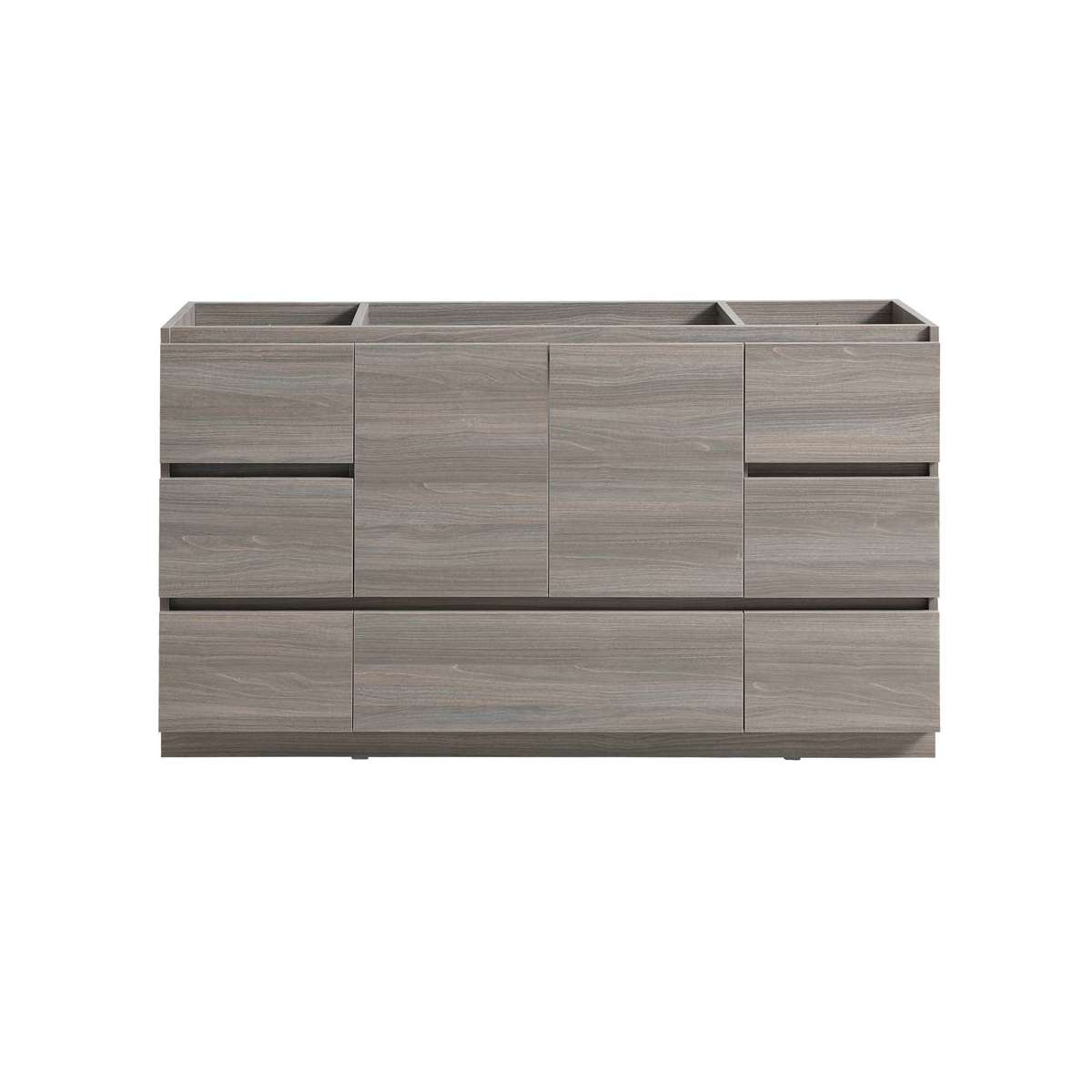 Lazzaro 60" Single Free Standing Manufactured Wood Vanity Cabinet Only - Less Vanity Top