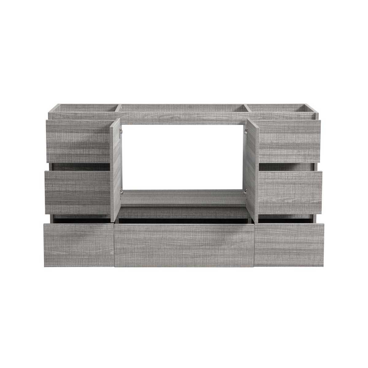 Lazzaro 60" Single Free Standing Manufactured Wood Vanity Cabinet Only - Less Vanity Top
