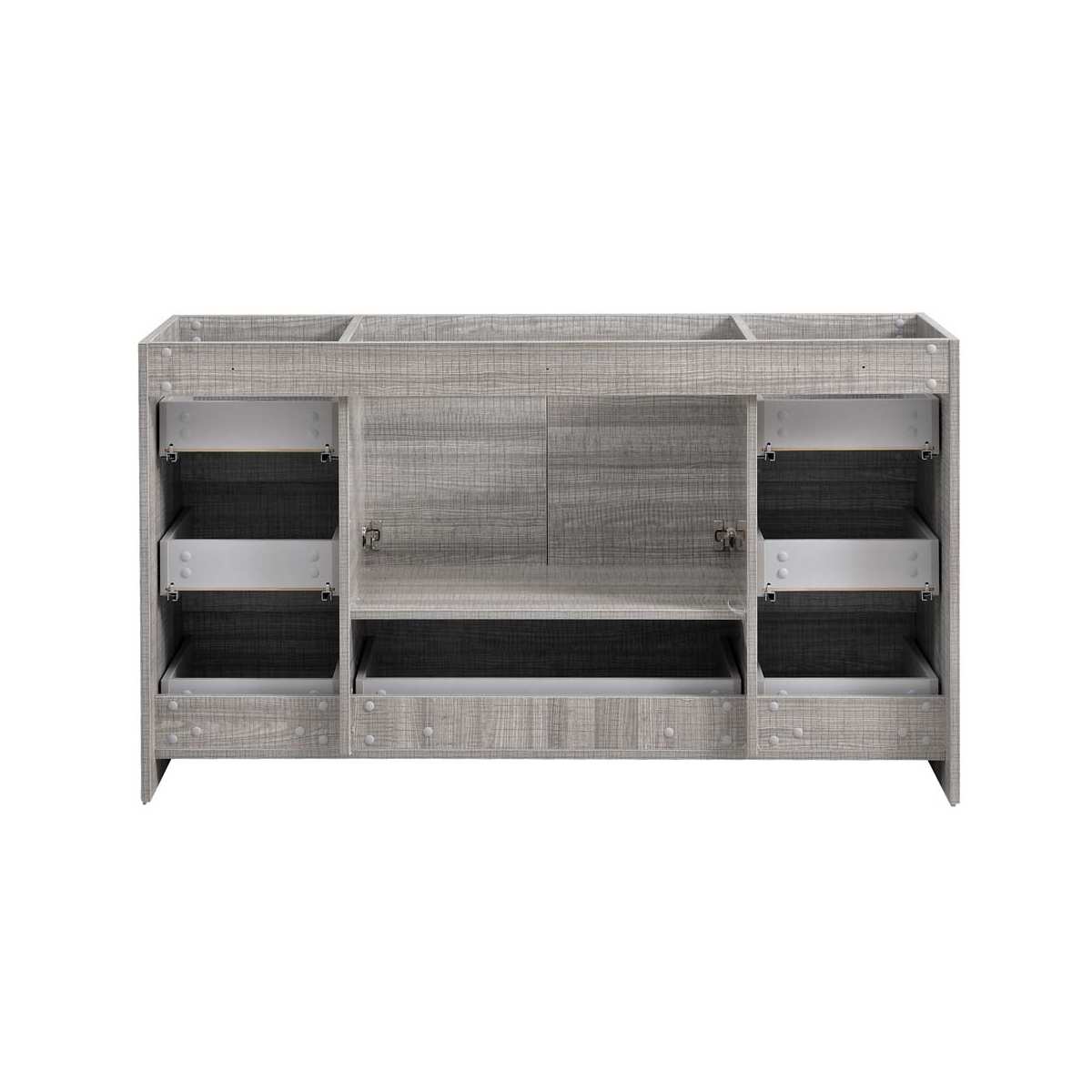 Lazzaro 60" Single Free Standing Manufactured Wood Vanity Cabinet Only - Less Vanity Top
