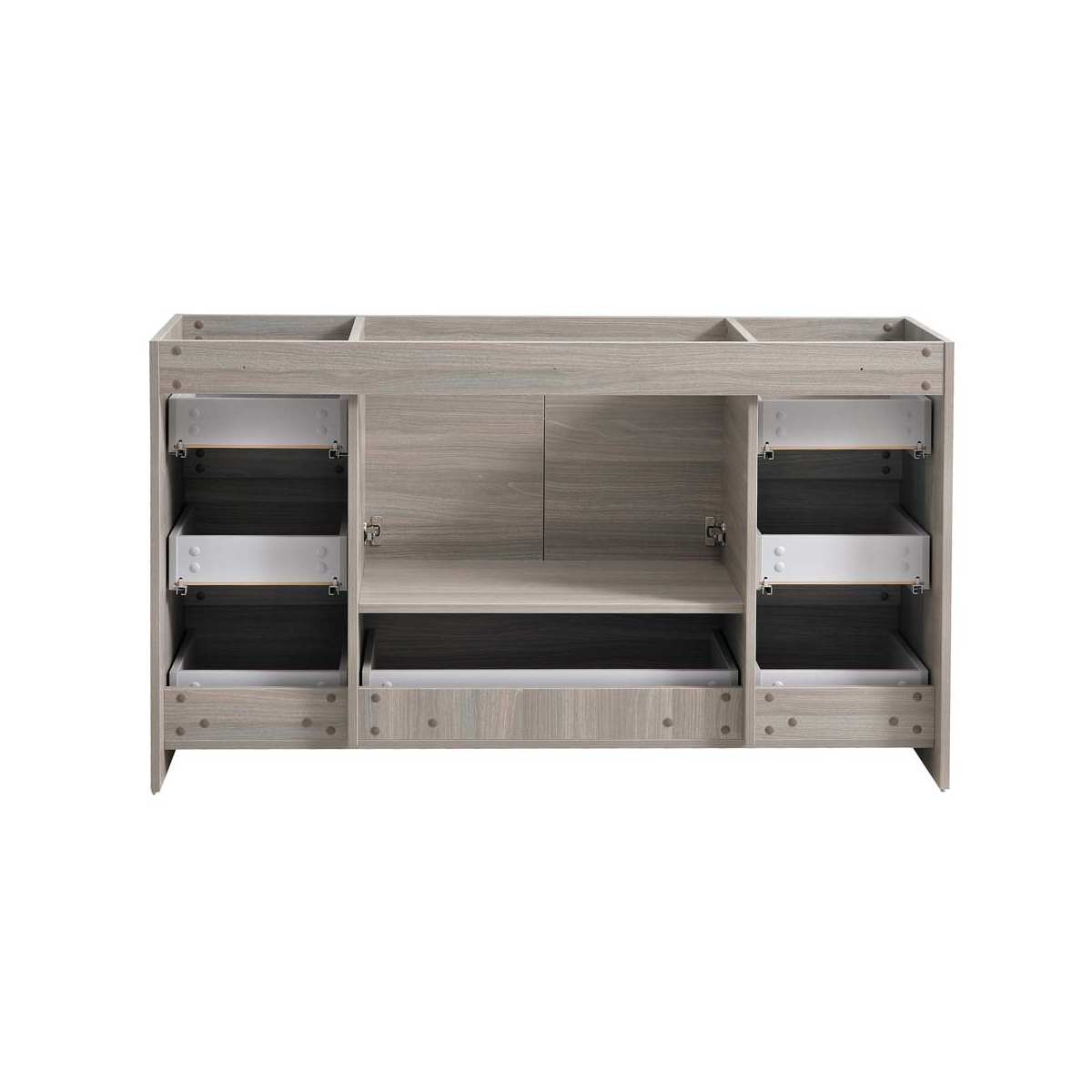Lazzaro 60" Single Free Standing Manufactured Wood Vanity Cabinet Only - Less Vanity Top