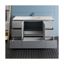 Lazzaro 60" Free Standing Single Basin Vanity Set with Cabinet and Acrylic Vanity Top - image 9