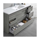 Lazzaro 60" Free Standing Single Basin Vanity Set with Cabinet and Acrylic Vanity Top - image 14