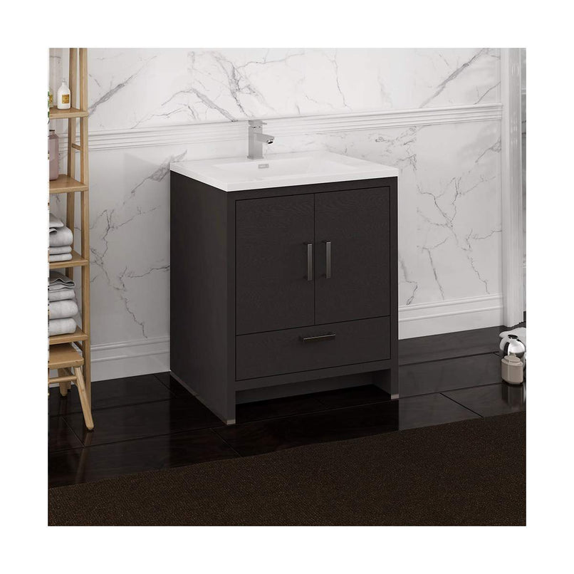 Imperia 30" Free Standing Single Basin Vanity Set with Cabinet and Acrylic Vanity Top - image 2