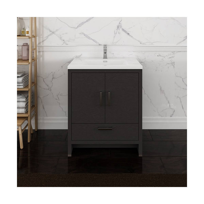 Imperia 30" Free Standing Single Basin Vanity Set with Cabinet and Acrylic Vanity Top - image 4
