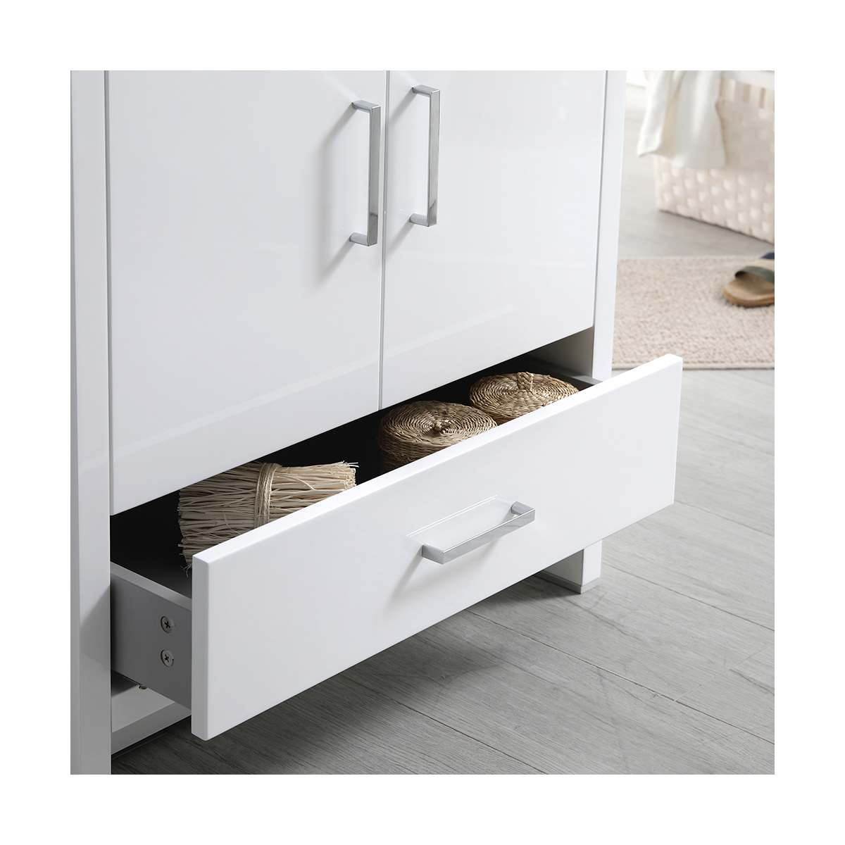 Imperia 30" Free Standing Single Basin Vanity Set with Cabinet and Acrylic Vanity Top