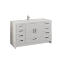 Imperia 60" Free Standing Single Basin Vanity Set with Cabinet and Acrylic Vanity Top - image 1