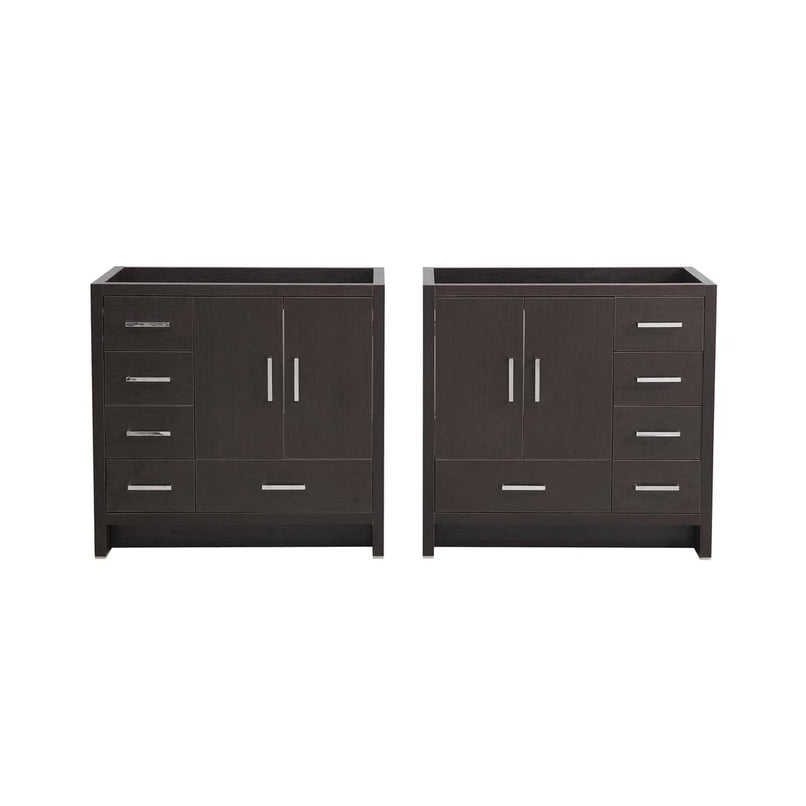 Imperia 71" Double Free Standing Manufactured Wood Vanity Cabinet Only - Less Vanity Top - image 4