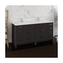 Imperia 72" Free Standing Double Basin Vanity Set with Cabinet and Acrylic Vanity Top - image 2