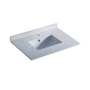 Oxford 30" Quartz Vanity Top with Undermount Sink and Backsplash - image 2