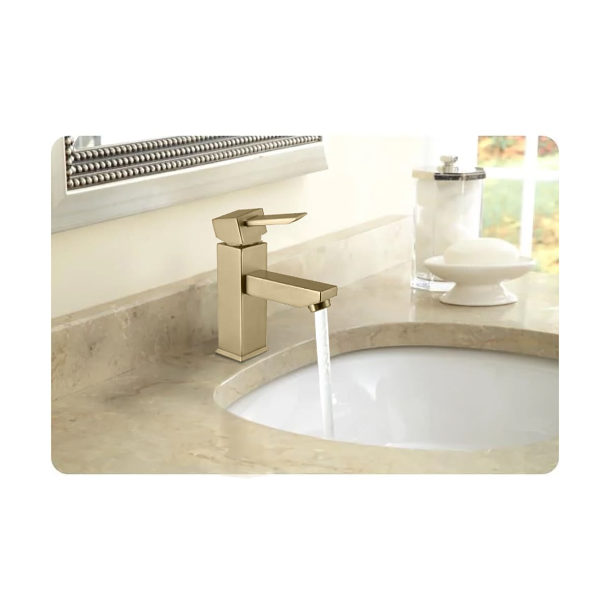 Bevera 1.2 GPM Single Hole Bathroom Faucet