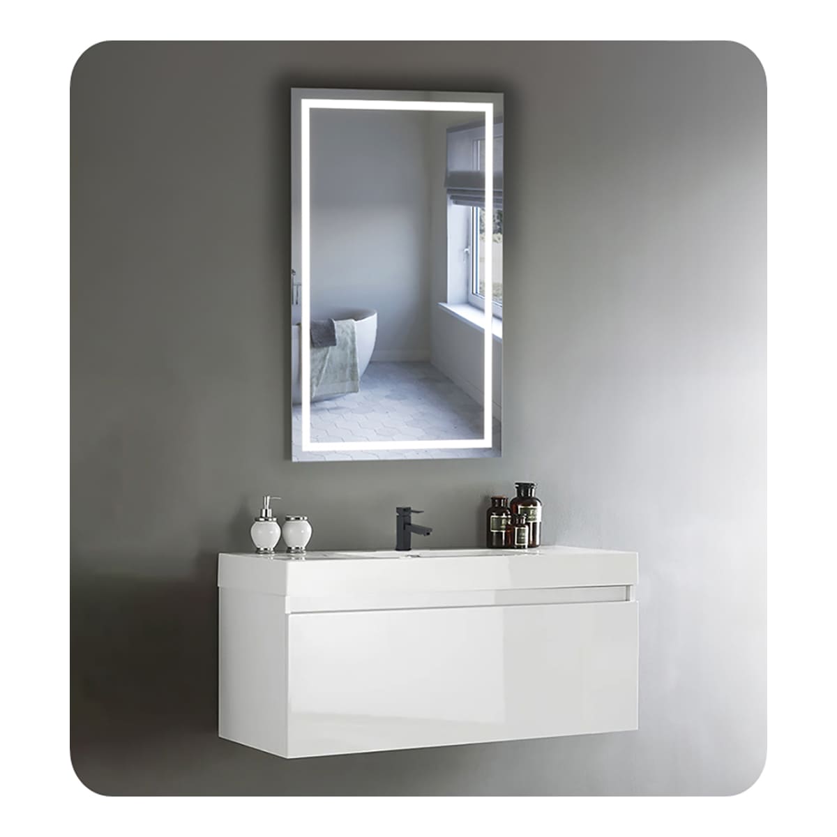 Bevera 1.2 GPM Single Hole Bathroom Faucet