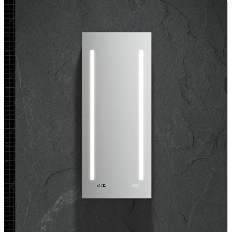 Tiempo 15" x 36" Lighted Frameless Single Door Medicine Cabinet - image 2
