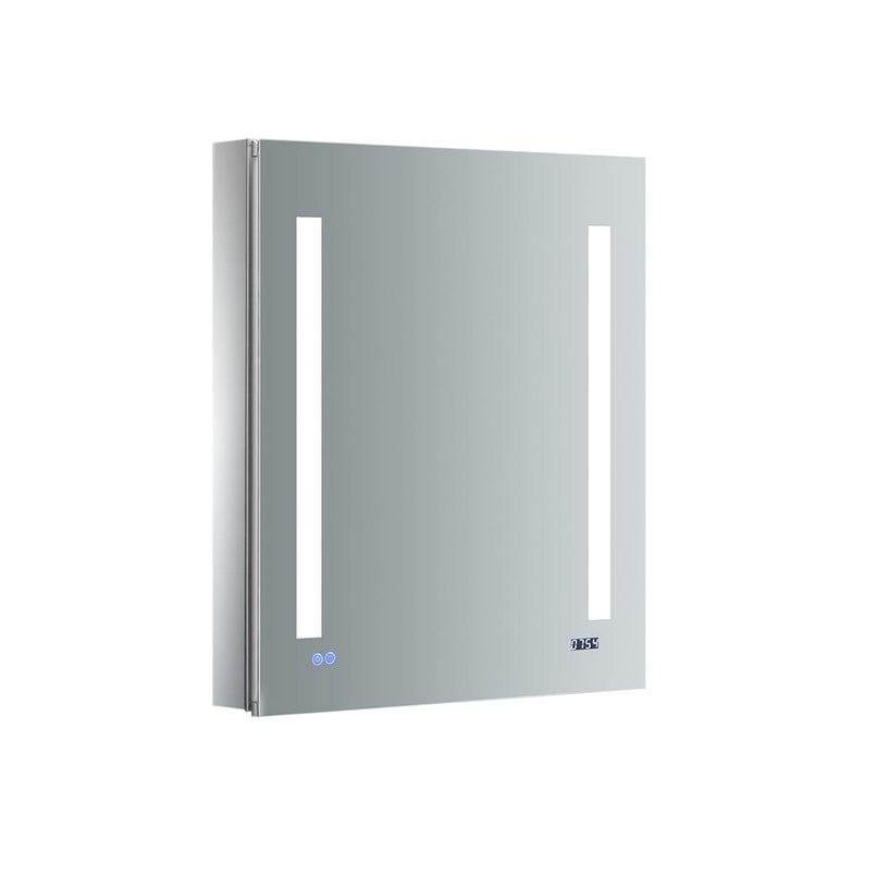Tiempo 24" x 30" Lighted Frameless Medicine Cabinet with 3 Shelves and Defogger - Right Swing Door - image 1