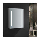 Tiempo 24" x 30" Lighted Frameless Medicine Cabinet with 3 Shelves and Defogger - Right Swing Door - image 7