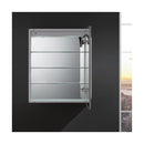 Tiempo 24" x 30" Lighted Frameless Medicine Cabinet with 3 Shelves and Defogger - Right Swing Door - image 11