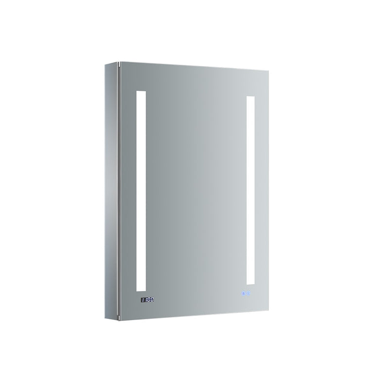 Tiempo 24" x 36" Lighted Frameless Medicine Cabinet with 4 Shelves and Defogger - Left Swing Door - image 1
