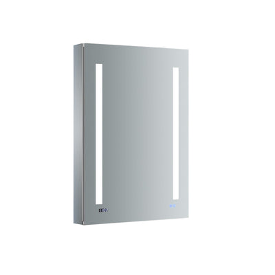 Tiempo 24" x 36" Lighted Frameless Medicine Cabinet with 4 Shelves and Defogger - Left Swing Door - image 1