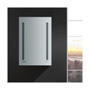 Tiempo 24" x 36" Lighted Frameless Medicine Cabinet with 4 Shelves and Defogger - Left Swing Door - image 6