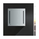 Tiempo 30" x 30" Lighted Frameless Medicine Cabinet with 3 Shelves and Defogger - image 7