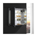 Tiempo 30" x 30" Lighted Frameless Medicine Cabinet with 3 Shelves and Defogger - image 10