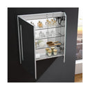 Tiempo 30" x 30" Lighted Frameless Medicine Cabinet with 3 Shelves and Defogger - image 11