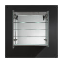 Tiempo 30" x 30" Lighted Frameless Medicine Cabinet with 3 Shelves and Defogger - image 12