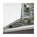 Tiempo 30" x 36" Lighted Frameless Medicine Cabinet with 4 Shelves and Defogger - image 4