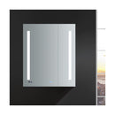 Tiempo 30" x 36" Lighted Frameless Medicine Cabinet with 4 Shelves and Defogger - image 9