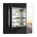 Tiempo 30" x 36" Lighted Frameless Medicine Cabinet with 4 Shelves and Defogger - image 10
