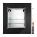 Tiempo 30" x 36" Lighted Frameless Medicine Cabinet with 4 Shelves and Defogger - image 12