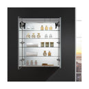 Tiempo 30" x 36" Lighted Frameless Medicine Cabinet with 4 Shelves and Defogger - image 13